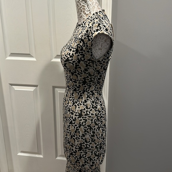 Brand new Zara Fitted Cap  Leopard Prints Midi Dress - Picture 5 of 9